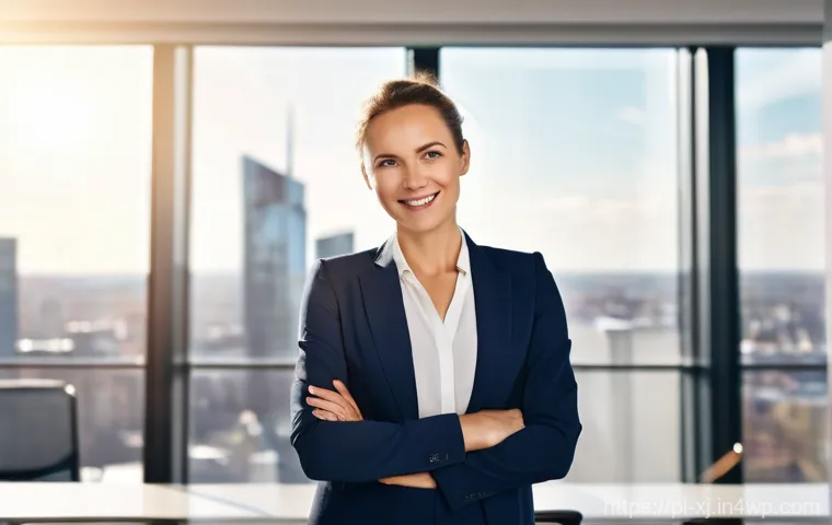 세그먼트 분석에서의 특정 기법 소개하기 - A bright and dynamic portrait of a confident Polish female entrepreneur, in her early 30s, standing ...