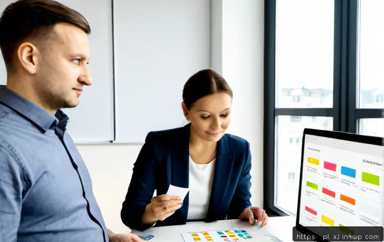 Home 17 사용자 세그먼트 발굴을 위한 연구 트렌드 - Photorealistic market research workshop in Warsaw, Poland, diverse adult team reviewing anonymous cu...